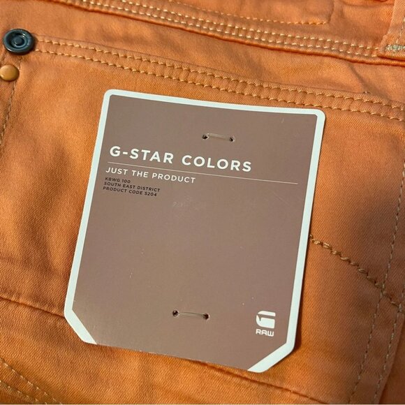 NWT G-Star Lynn Skinny in Orange size 26 - Picture 6 of 11